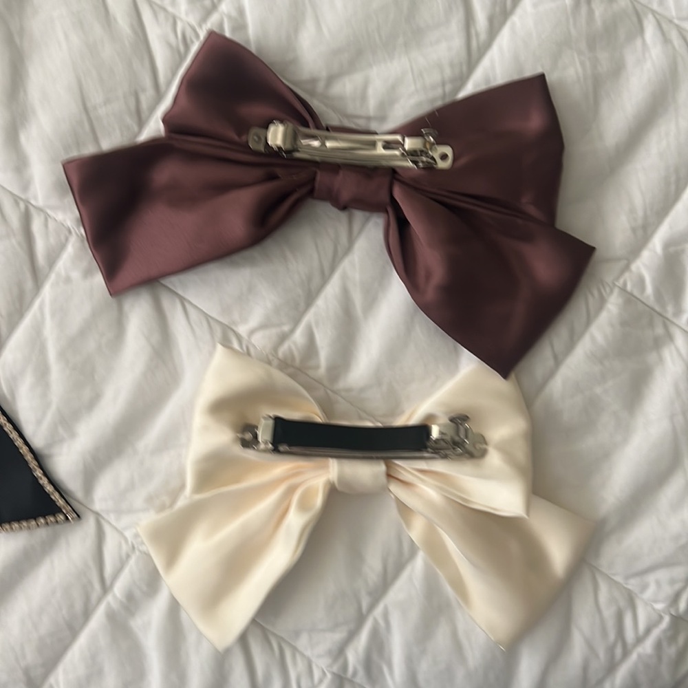 Elegant Hair Bow Hair Clip LOT of five bows - Picture 7 of 16